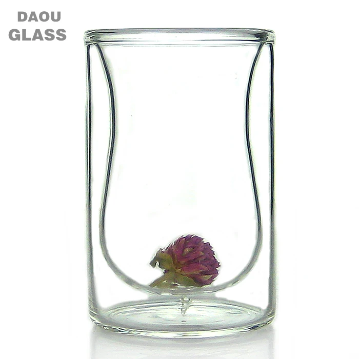 
double wall glass coffee cup 