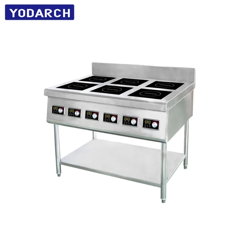 Heavy Duty 6 Burner Electric Induction Multi Cooker Cookers Stove with 2500W 3000W 3500W