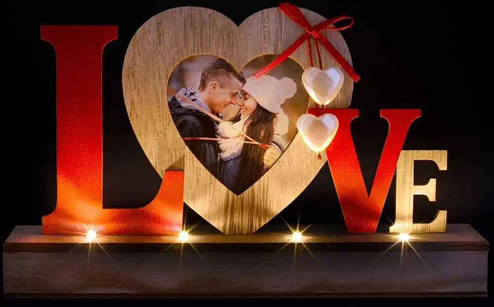 
Love Picture 3.1 x 3.1 Wedding Frame Perfect Bridal Gift Anniversary Bride Shower Engagement Couples Gifts 