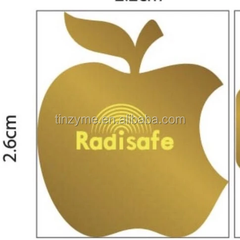 
2017hot wholes 24kgold anti radiation sticker for mobile phone ,energy sticker , ion stikcer 