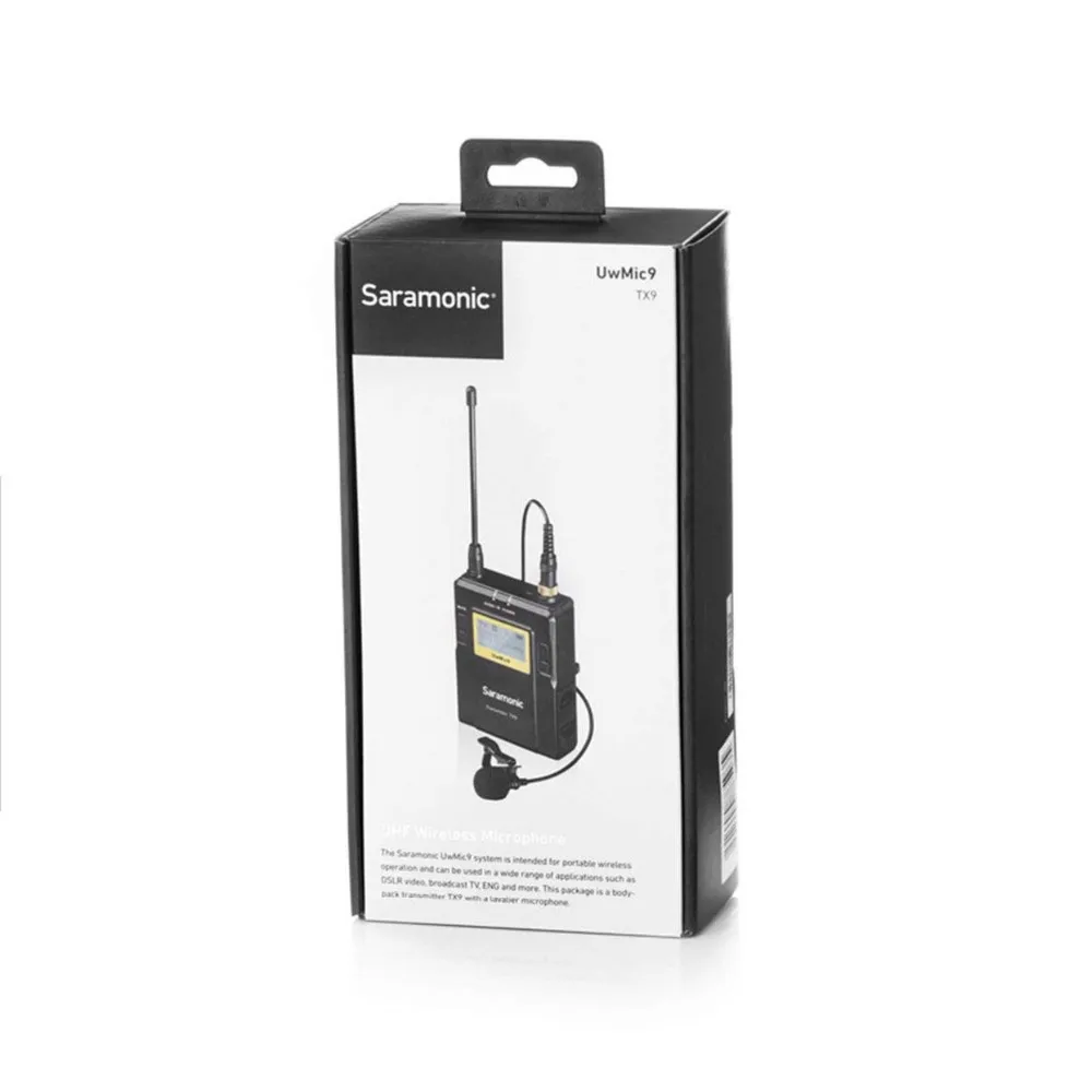 Saramonic UwMic9 TX9 96-Channel Digital UHF Wireless Bodypack Transmitter с петличным микрофоном