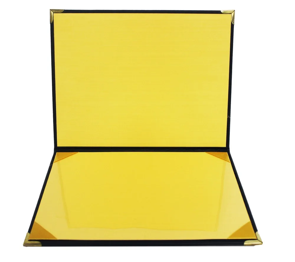Logo Imprinted PU Leatherette Diploma Cover Certificate Holder