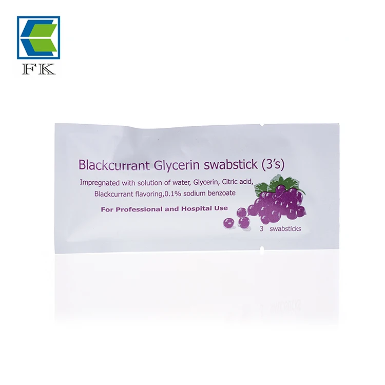Blackcurrant Glycerin swabsticks