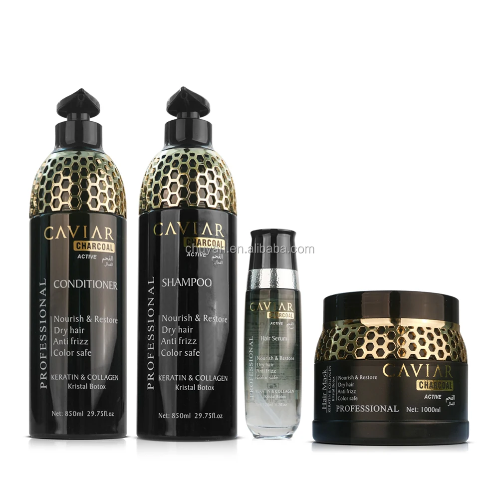 
Cosmetics Manufacturer Anti Loss Itchy Biocaviar Hair Shampoo Active Charcoal Essence Deep Clean Color Safe Sulfate-free 