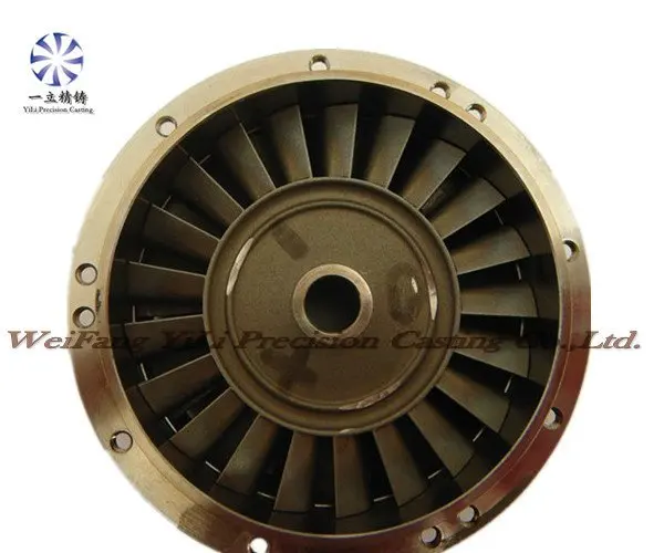 Superalloy nozzle guide used for turbojet engine parts