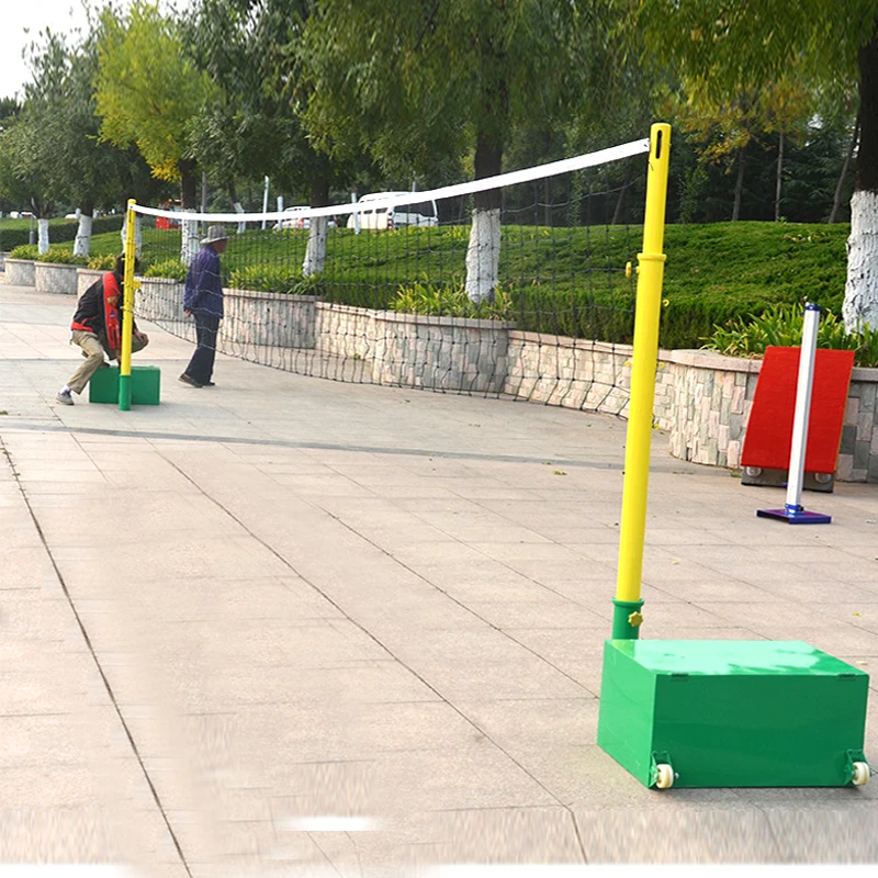 Movable adjustable portable volleyball post outdoor