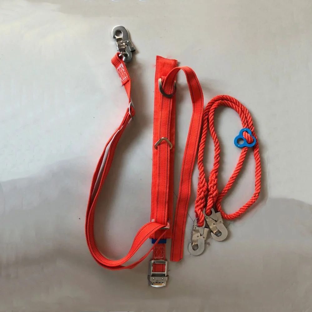Half Body Safety Harness with Double Hook Belt Fall Protection