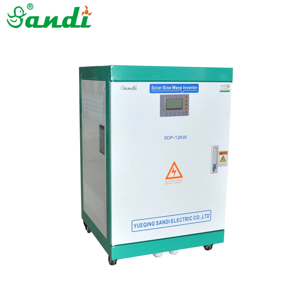 5kw 10kw 12kw 3 phase pure sine wave hybrid solar inverter