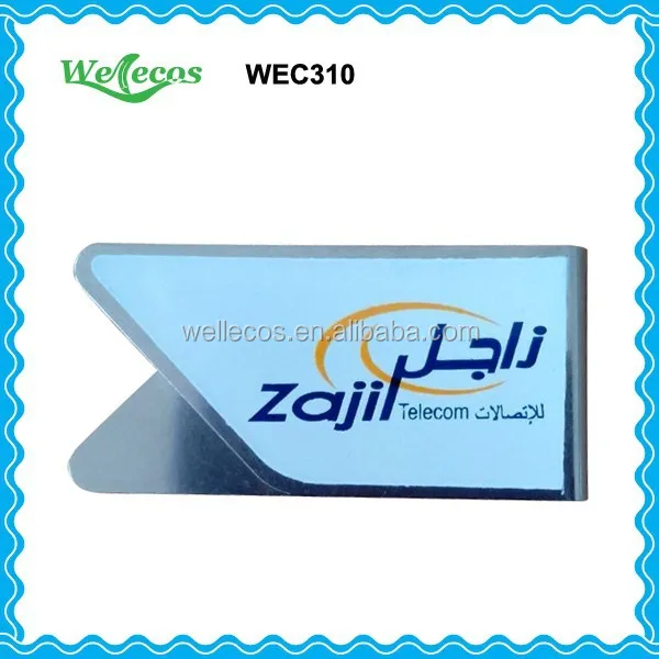 Promotional 8 Man Shaped Paper Clip With Magnet Base