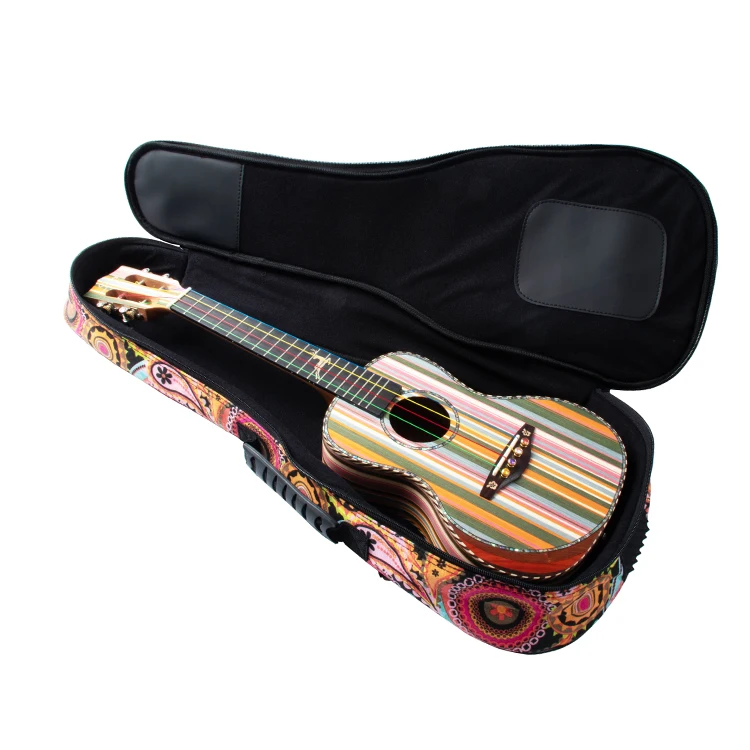 PG-U16 Wholesale musical instruments Colorful cotton padding soft case bag for ukulele