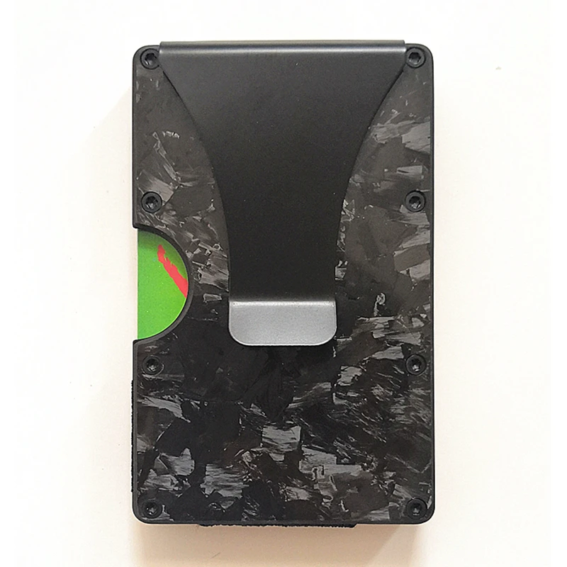  2019 2020 новый дизайн роскошный держатель для кредитных карт тонкий кошелек из кованого углеродного