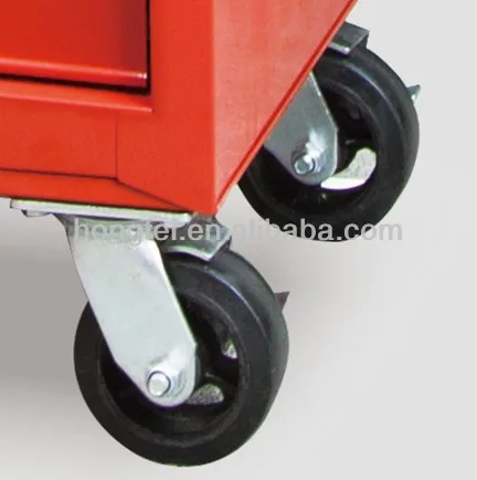 Garage metal tool cabinets on wheels with brake