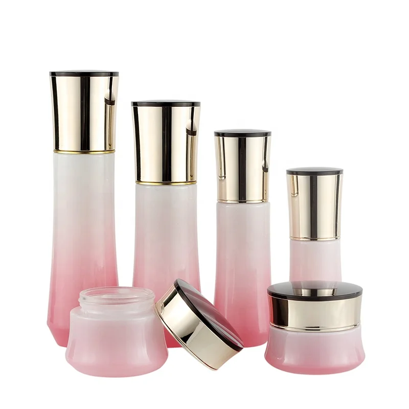 2019 новые продукты, роскошная упаковка, косметическая банка, специальные бутылки, банки, набор стеклянных бутылок