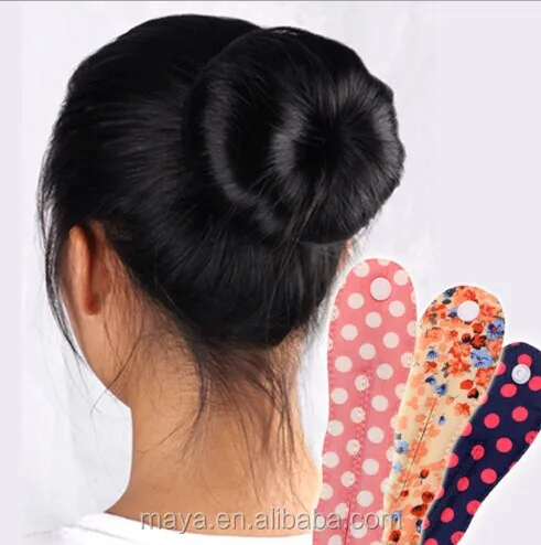 South Korea cloth buttons twist Round head Buds head Floral sponge curling iron wholesale