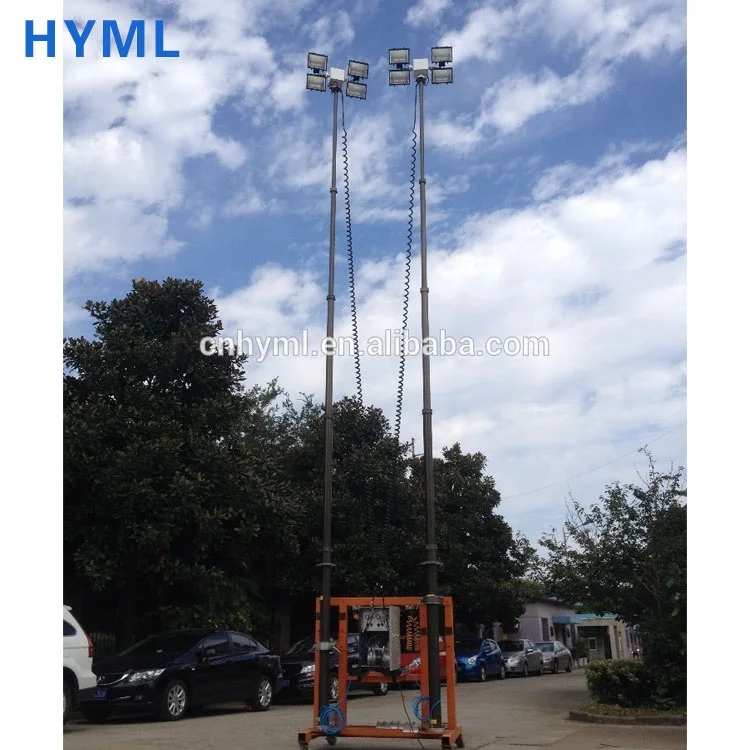 telescopic mast light/telescopic light tower