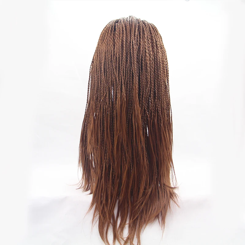 Cheap Human Hair Lace Front Wig Synthetic Wig Soft Dreadlocks Braids Wig