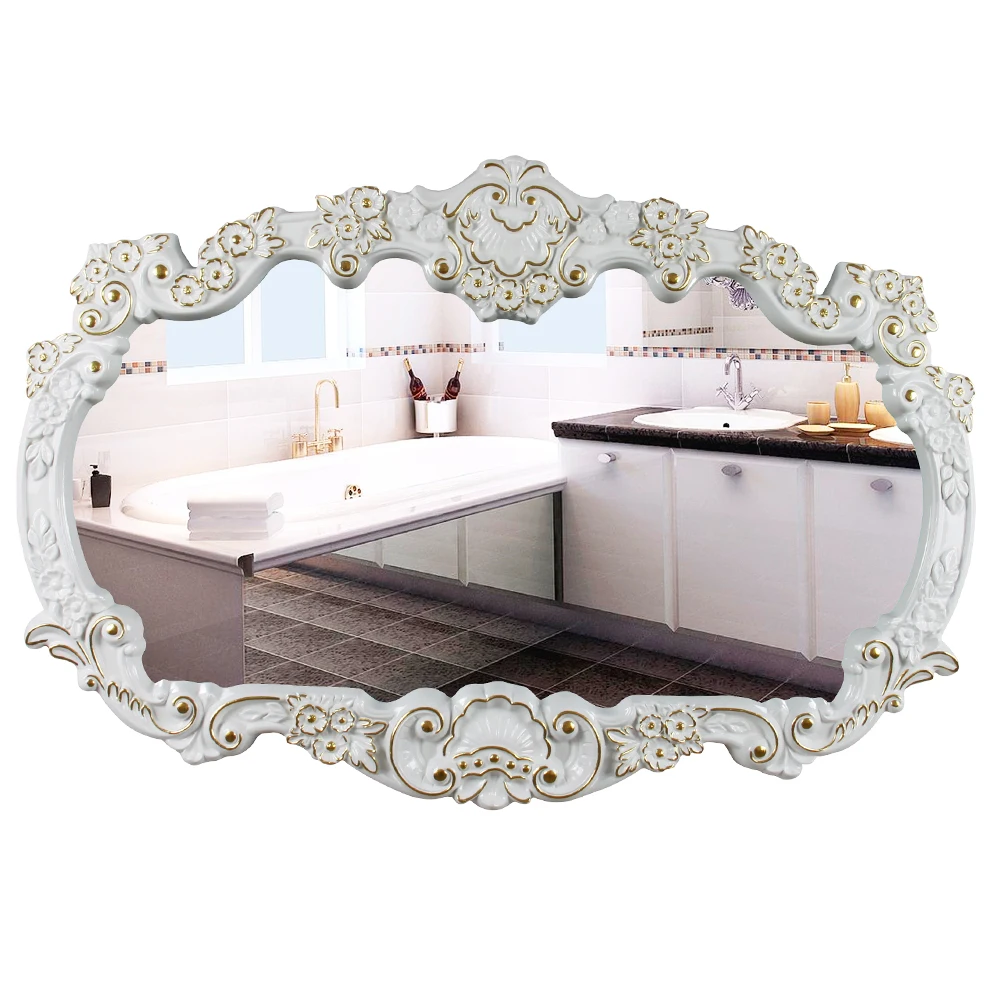 Home designer decoration wall mirror large size framed bathroom mirror