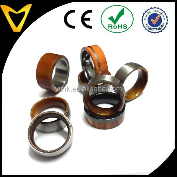 
2021 Vlink jewelry fashion cheap wood wedding ring for men trendy tungsten wood men finger ring fashion men ring 