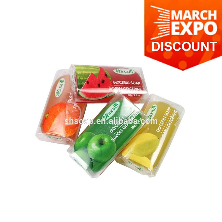 2018 Hot Sale  MAXAM Brand Fruit Hand made Glycerin Soap