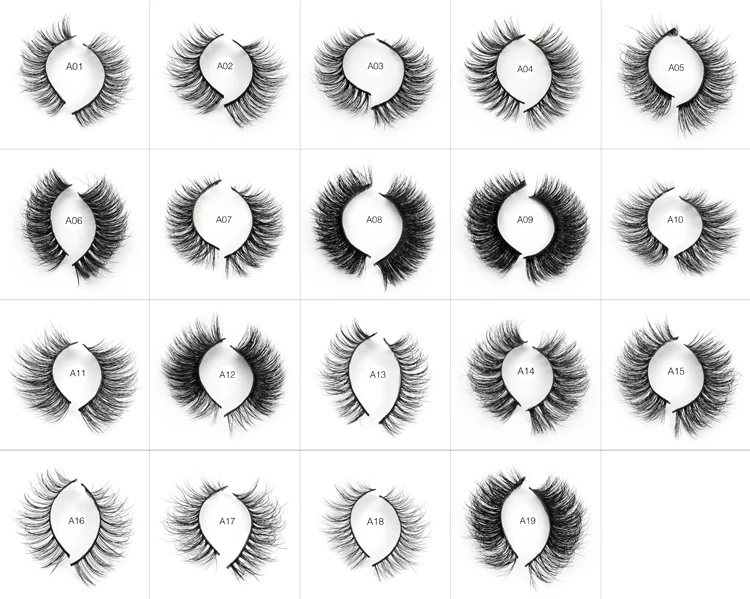 Professional Beauty Products 3D Mink Eyelash For Eyelash Extension