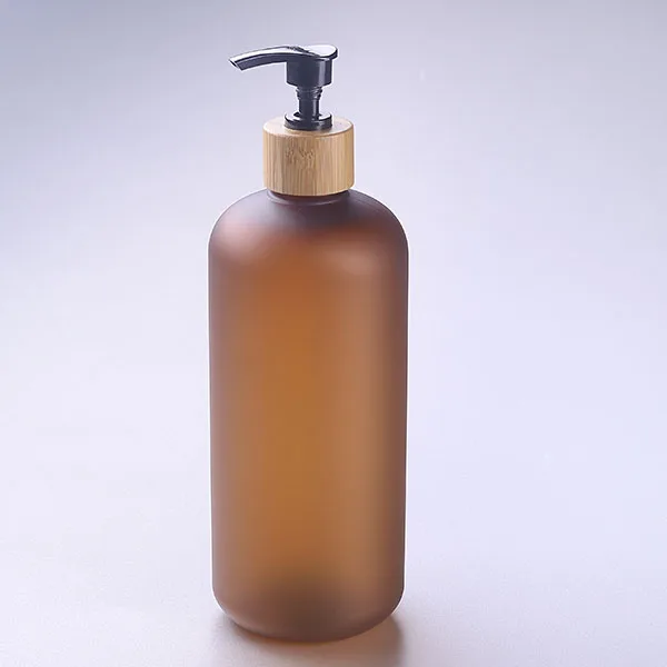 empty pet plastic bottle with lotion pump for shampoo 400ml wholesale