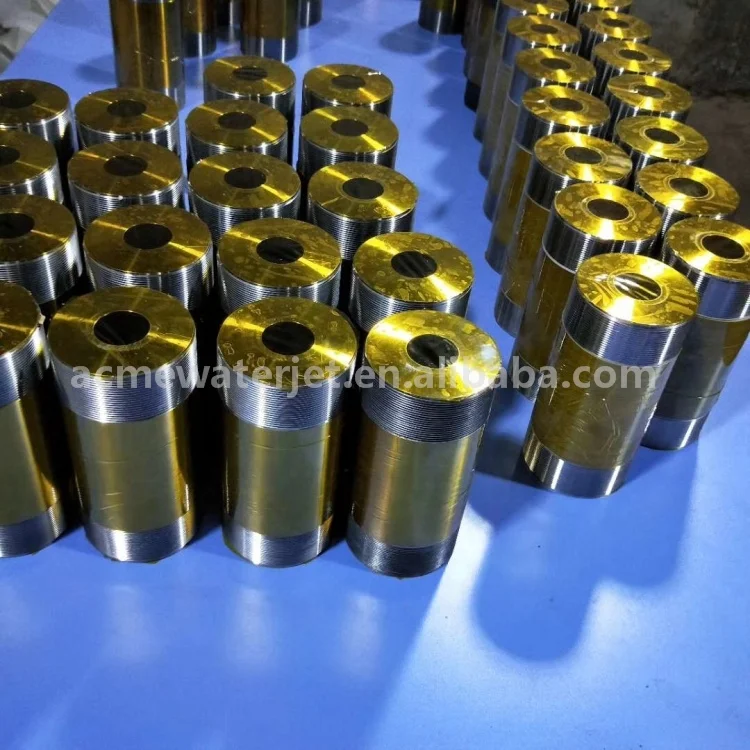 
High quality waterjet intensifier parts 60k high pressure cylinder for water jet cutter 