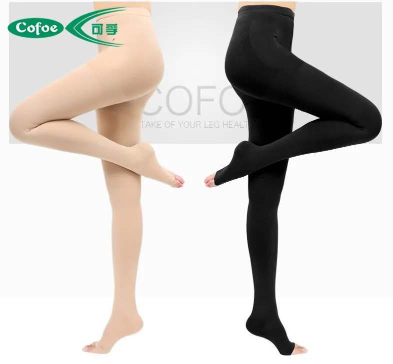 Top Medical Unisex Nylon Pantyhose anti-varicose veins compression stockings