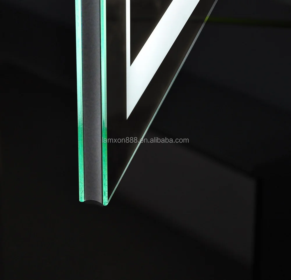 Bathroom Cabinet,LED illuminated one double sided mirror cabinet with shaver socket