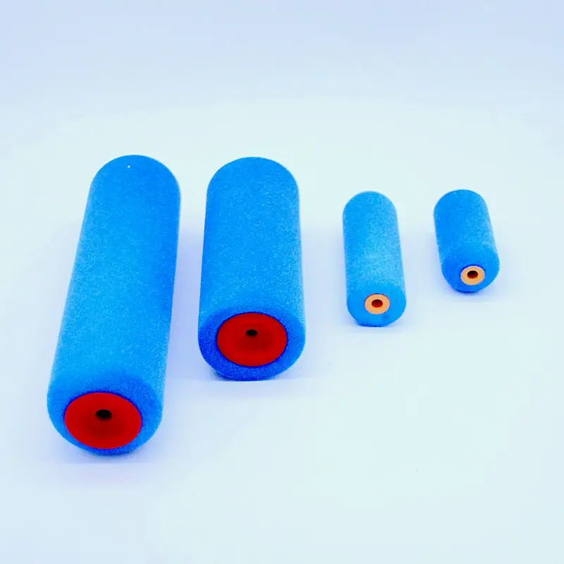 
4' mini cheap professional flock foam roller plaster pattern paint roller factory direct sell 