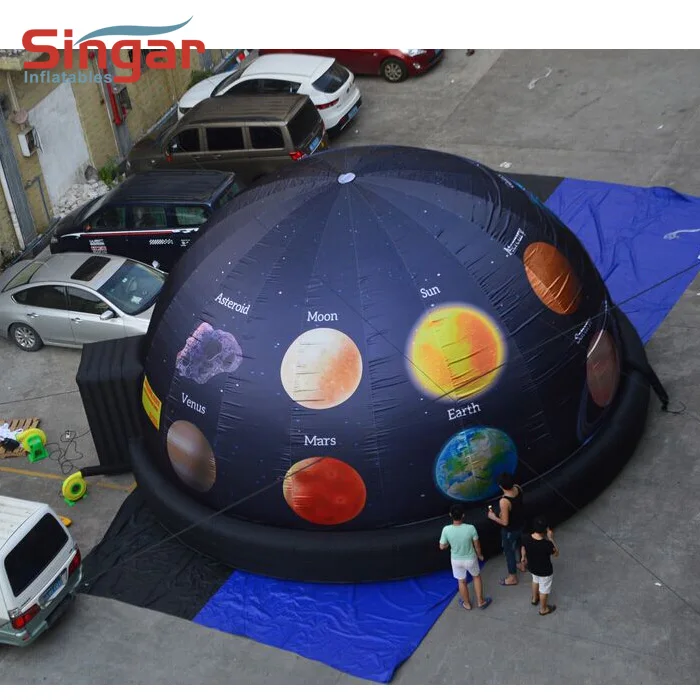 Good price inflatable planetarium tent dome with printing