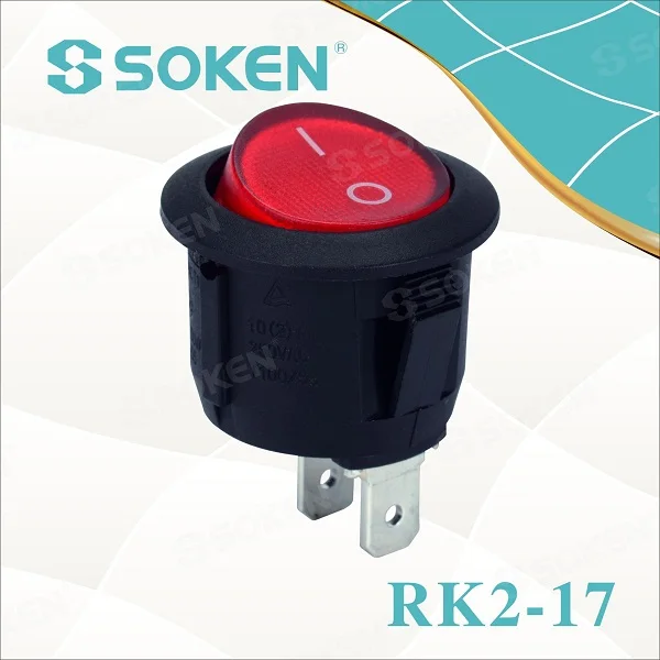  RK2-17 круглый тумблер 3/4 вкл/выкл 6.5A 250V 13A 125V 2