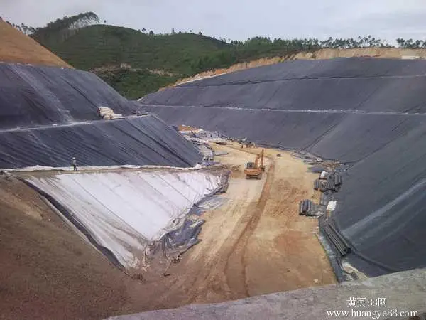 1.50mm HDPE smooth black color Geomembrane dam liner