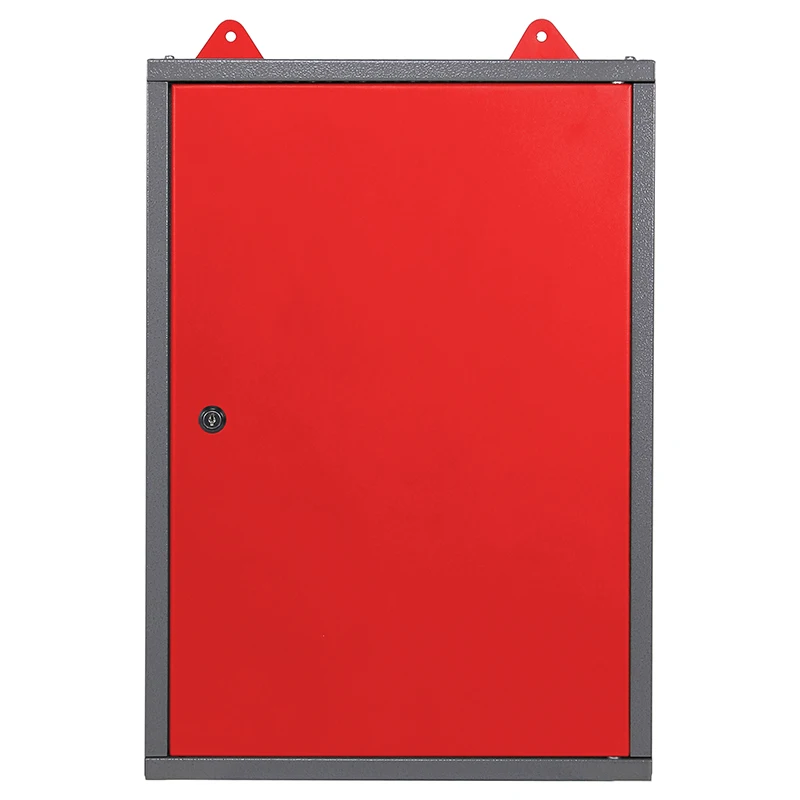 Стальной настенный шкаф-органайзер с 2 полками и замком