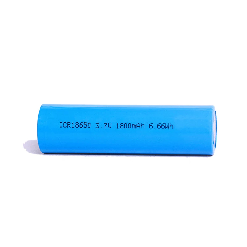 
High Capacity Cylindrical Rechargeable 3.7V 1800mah 18650 Li-ion battery 