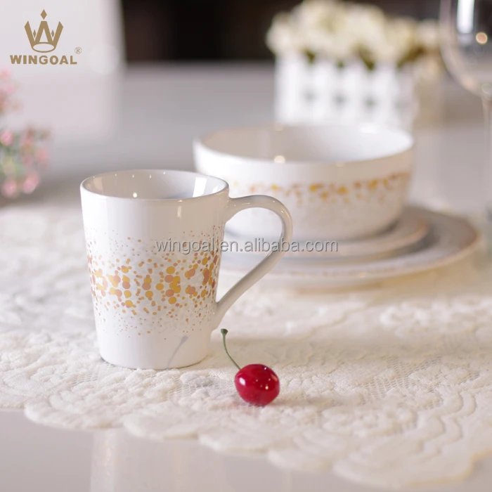 16 pcs ceramic dinnerware set with decal