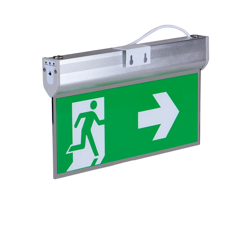 CE SAA ROHS 3 years warranty tritium led emergency exit sign