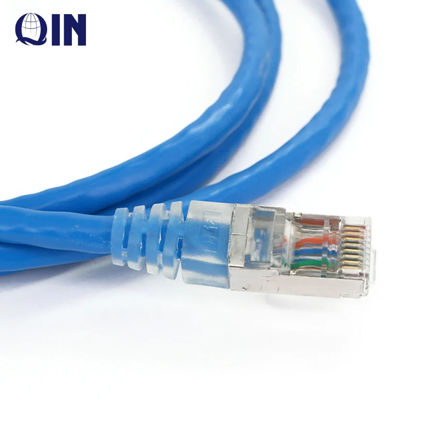 Shenzhen factory 1M 2M 3M 5M shielded copper conductor FTP Cat6 patch cable
