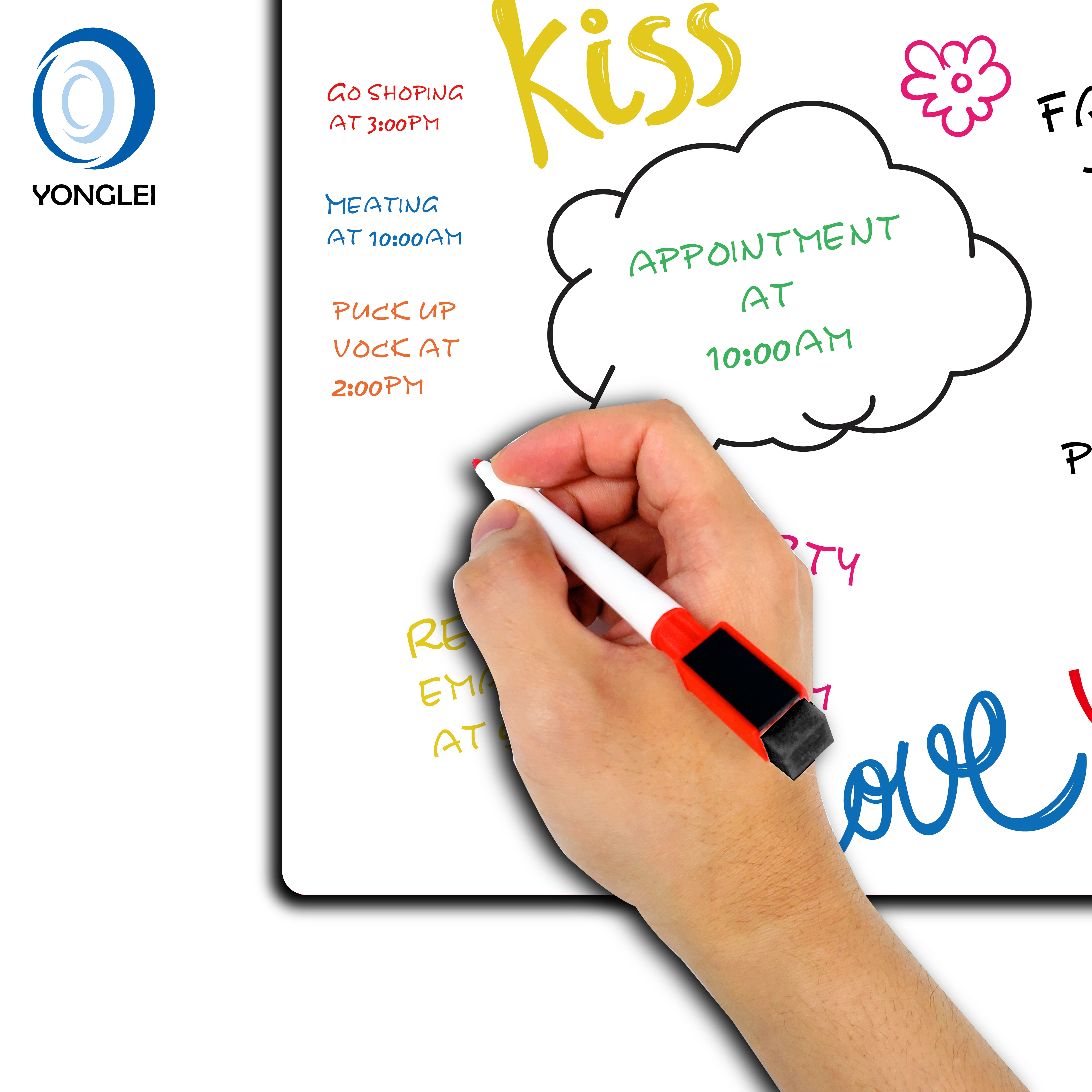 
3.9-17 A1 Nano dry erase a4 fridge magnet whiteboard magnetic board whiteboard magnetic whiteboard sticker 