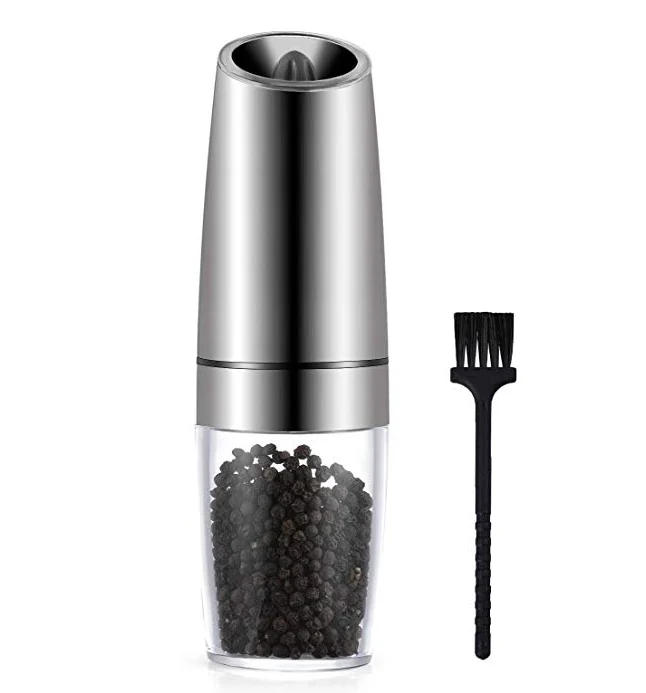 Amazon best seller Electric Pepper Grinder or Salt Grinder Mill with cleaning brush