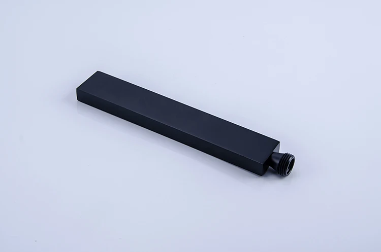 Оригинальный дизайн латунный матовый черный смеситель для ванны и душа