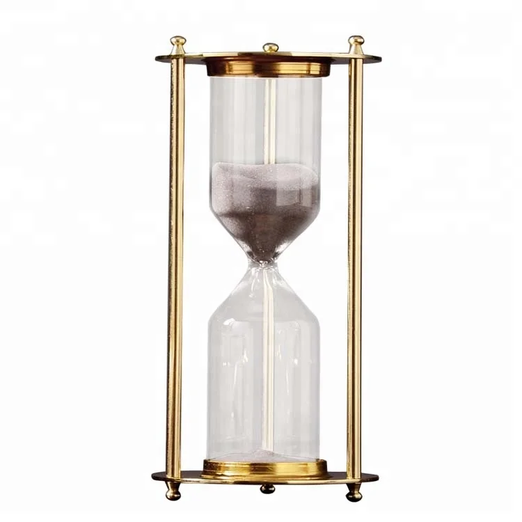 Custom sand timer hourglass metal hour sand timer