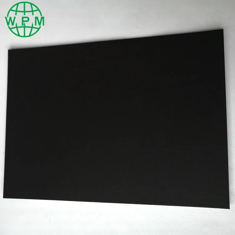 
Hard stiffness thick cardboard paper black chipboard sheets wholesale 