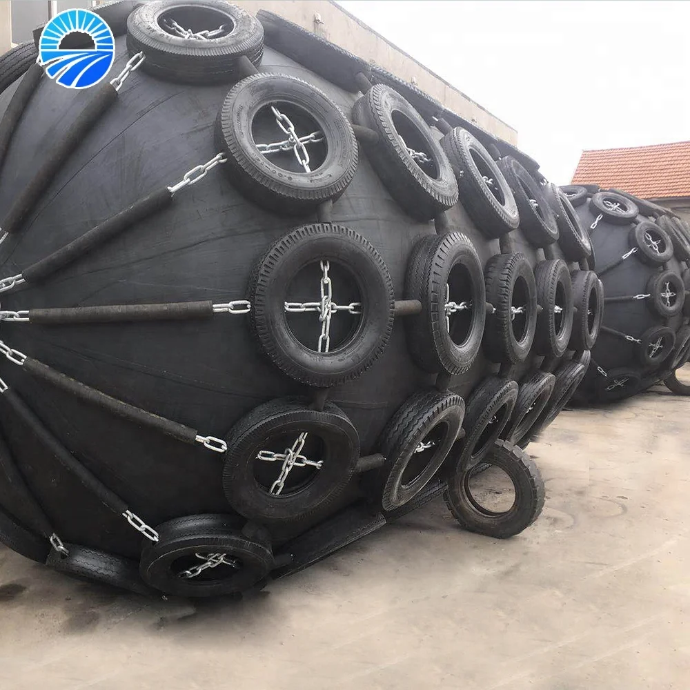 Ship parts Pneumatic ballon barge rubber fender for sale