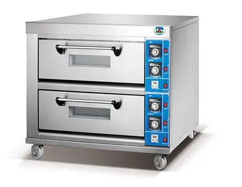 2 Deck 4 Track Industrial Commercial Hotel Kitchen Catering Break Electric Baking Oven For Sale