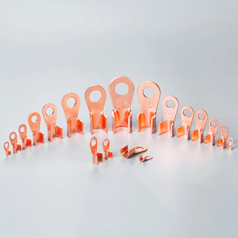 OT-10A 5,2 мм Диаметр медный круговой Соединительный клеммный провод обнаженный Соединительный кабель для аккумулятора