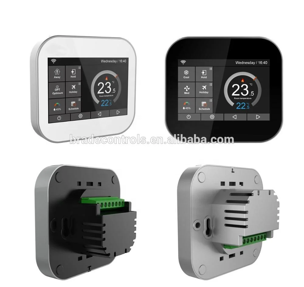24V Smart touch screen air conditioner thermostat