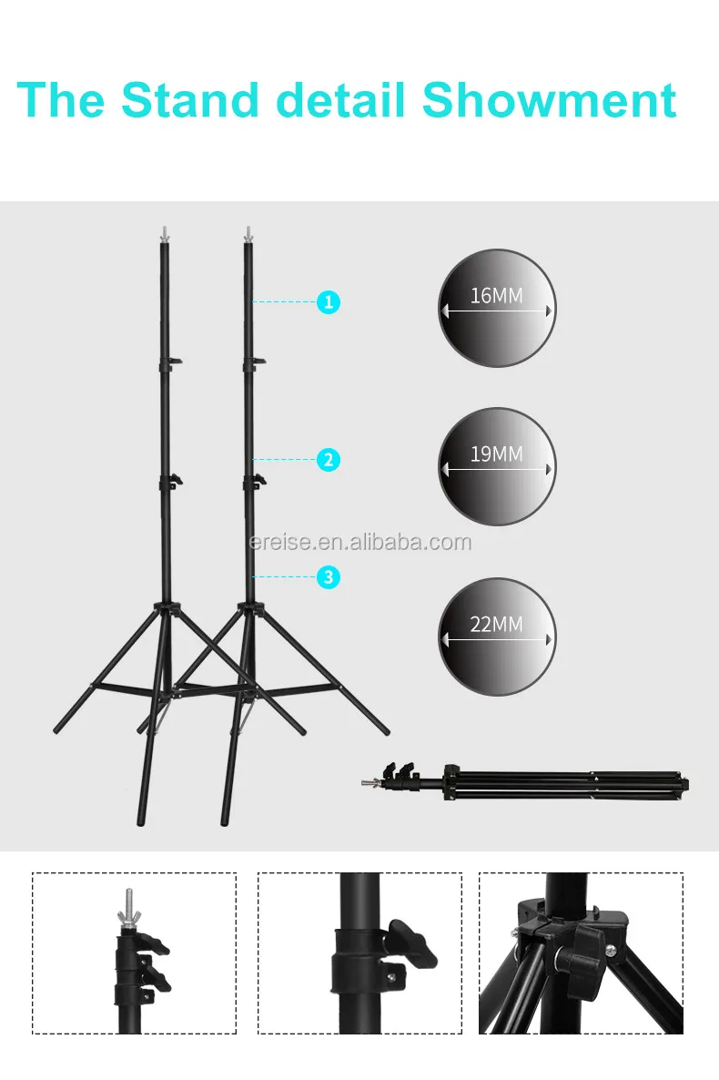 2017 New Arrival Hot sale Photo studio Adjustable Background Support Stand photo studio studio