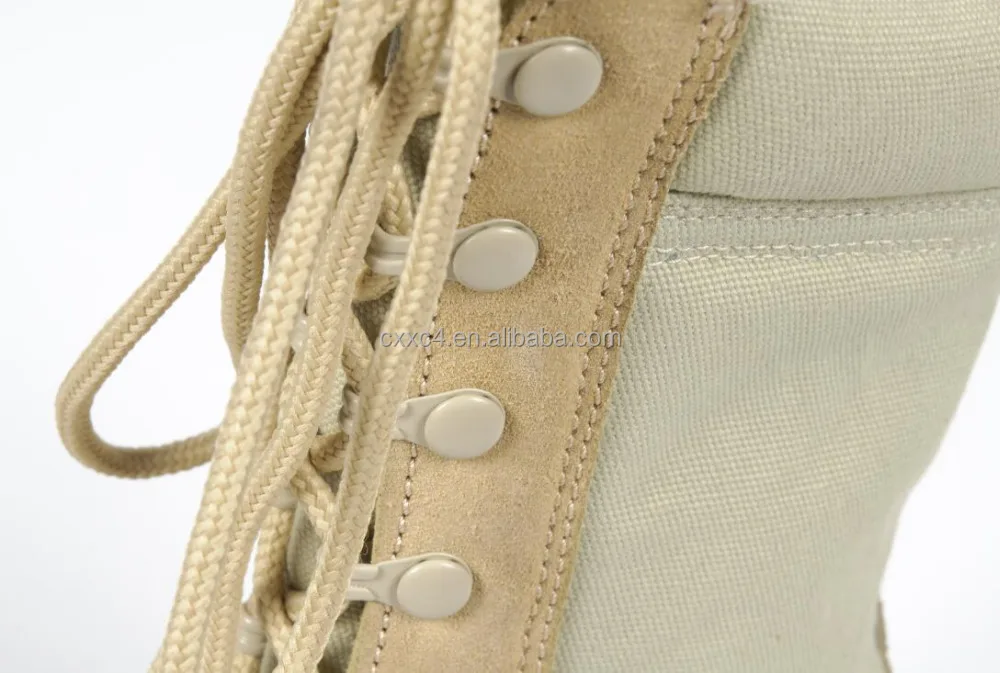 Suede Tactical Boots with Rubber Panama Sole Desert Boots