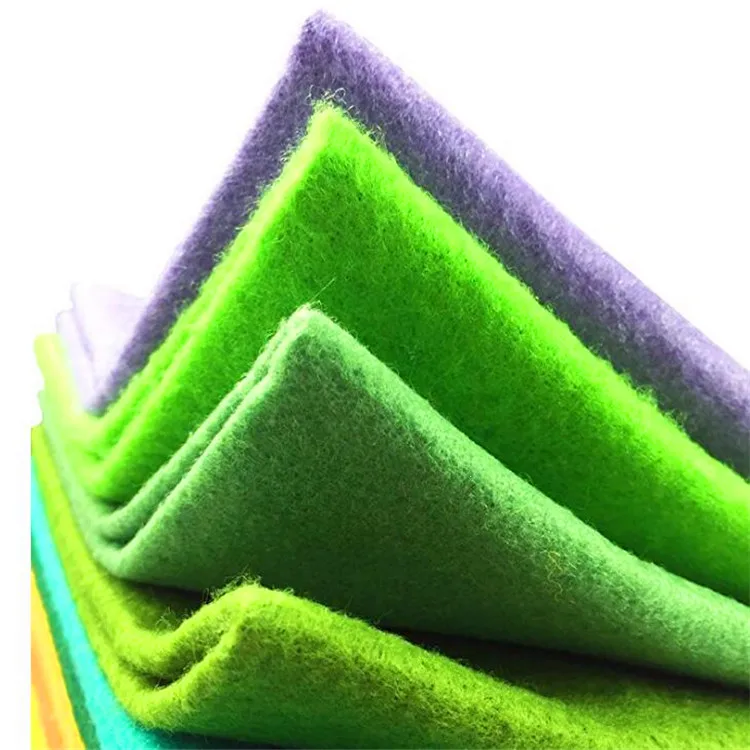 Экологически чистый переработанный 100% полиэстер нетканый войлочный рулон для «сделай сам»