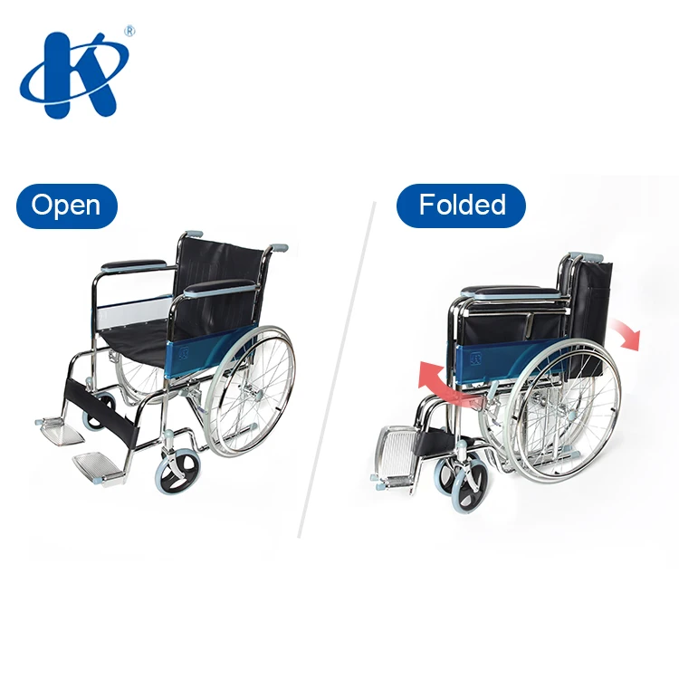 European and USA best sellers Modern design wheelchairs for disabilities cheap price Economy standard Steel Manual Wheelchair